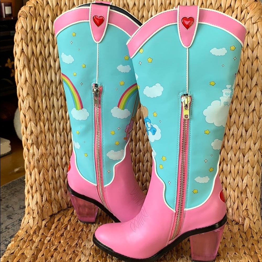 New Care Bears x Dolls Kill Cowboy Boots - Picture 5 of 10